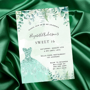 Orçamento Sweet 16 Encantado convite para vestir a