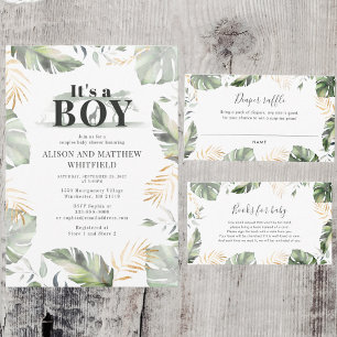 Poster Chá de fraldas Russo Selgle Safari