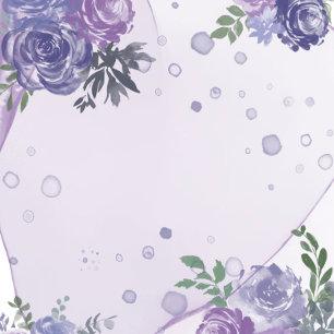 Convites Chá de casamento de Álcool de Pele Roxo