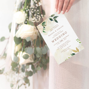 Convites Farmhouse, Casamento outono Floral Fresco Russo