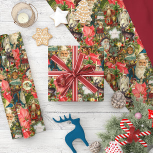 Sacola Para Presentes Grande Natais vintages vitorianos 