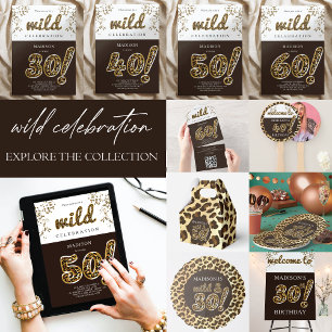 Convites Script do Balão de Folha aniversário de 30 anos Le