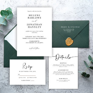 Reserve A Data Casamento Elegante Moderno Clássico Mínimo