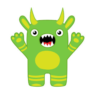 Convite para Chá de fraldas de Monstro de Greve Ve