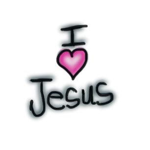Caneca De Café Em Dois Tons Eu amo Jesus Eu amo Jesus com Coração Rosa