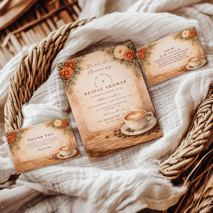 Guardanapo De Papel Chá de Noiva Amor de Outono Latte