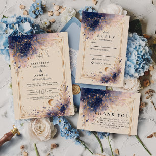 Convites Casamento de Astrologia Sombria