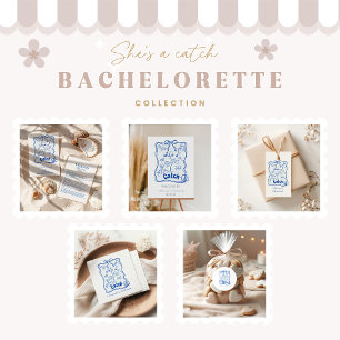 Adesivo Bachelorette tropical de Arco azul