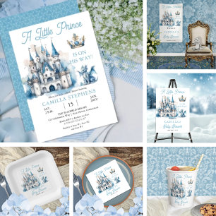 Convites Um Pequeno Príncipe Está A Caminho Do Chá de frald