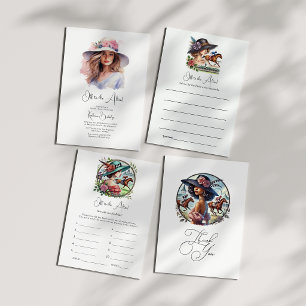 Convites Chá de panela "Off to Altar" inspirado no Derby