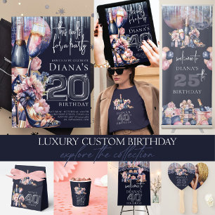 Caixinha De Lembrancinhas Belo Aniversário a Qualquer Ano Personalizado