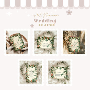 Reserve A Data Casamento de Nouveau com Arte Floral Suave