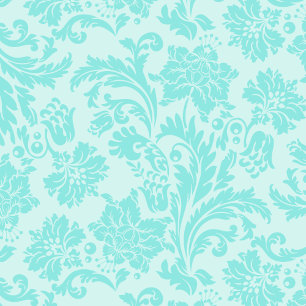 Convite para casamento elegante do Damask Teal