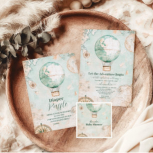 Cartão De Informações Aventura aguarda livros neutro por gênero para beb