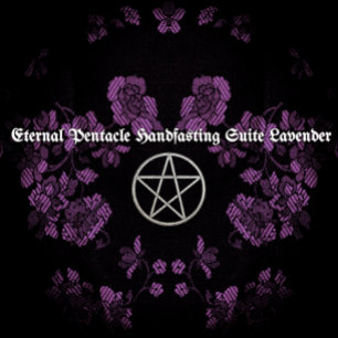 Convites Fixo Eterno/Lavanda Pentáctico de Casamento