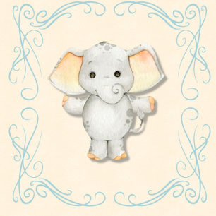 Convites Um pequeno amendoim está a caminho do chá de frald