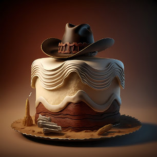 Cartão de Aniversário do Cowboy