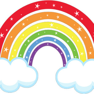 Convites Rainbow Birthday