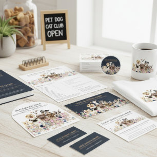 Marinho Castanho Raça Cachorros Folheto