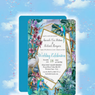 Cartão Postal De Anúncio Paisagem Surreal Tropical Obrigado