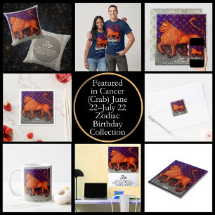 Caneca De Café Leo Lion Zodiac Sinal Festa de aniversário Horoscó