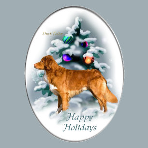 Cartão De Festividades Nova Scotia Duck Tolling Retriever Christmas Gifts