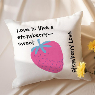 Caneca De Café Em Dois Tons Strawberry Sweet Love – Trio Mínimo de Morangos no