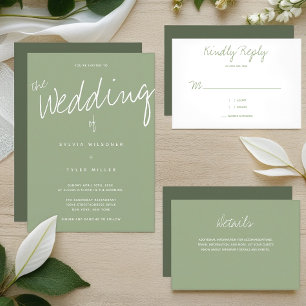 Convites Casual Moderno Typografia Casual