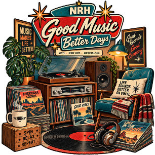 Camiseta Regata Good Music Better Days Vintage Vin