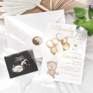 Convites O que há no seu jogo de Chá de fraldas do Balão de