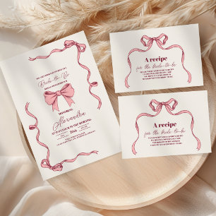 Cartão De Agradecimento Foto Elegante Arco Rosa Chuveiro de Noiva