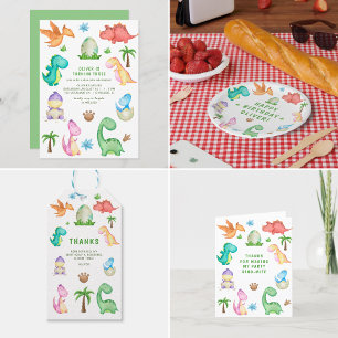 Adesivo Festa de aniversário de dinossauro em árvore