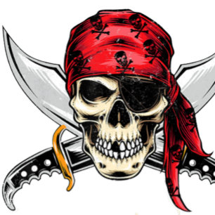 Convite de festas Pirate aniversário de 40 anos