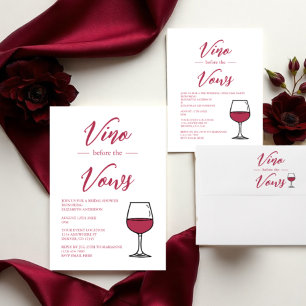 Convites Vino Antes Do Chá de panela Do Vows
