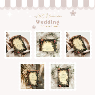 Reserve A Data Dark Romance Art Nouveau Wedding