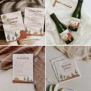 Copo De Shot Deserto de Festa de solteira Cactus Themed