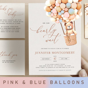 Cartão de Enclosure de Livros de Bebês de Urso Cas