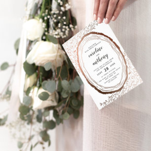 Agenda Casamento outono de outono de Folha de Cobre com F