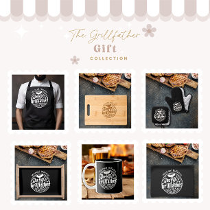 Caneca De Café Em Dois Tons Churrasco branco preto Pai personalizado Grilldad