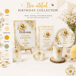 Convites Primeiro Aniversário da Abelha Doce