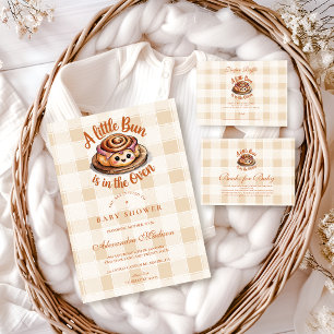 Cartão De Informações Arma no Registro do Chá de fraldas Forno