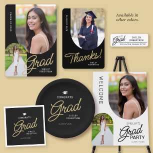 Convites Roxo do Partido de Foto do Arch 2 Moderno