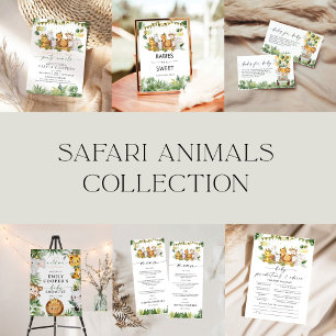 Livro De Animais Safari Para O Cartão De Recinto P