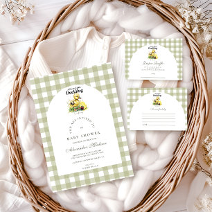 Convites Pequeno Chá de fraldas Ducking