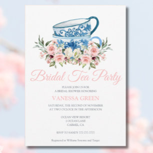 Convites Chá de panela do Tea Party