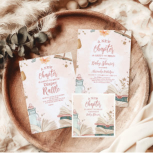 Guardanapo De Papel Um novo Chá de fraldas de Storybook de capítulo