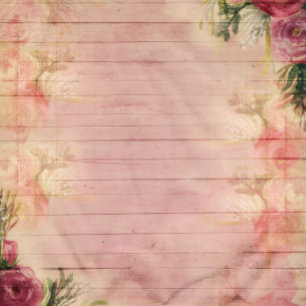 Convite de Casamento com Rosa em Aquarela Floral