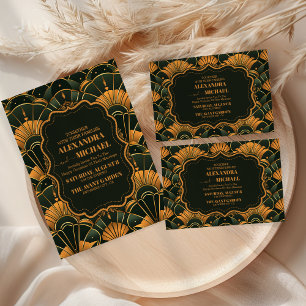 Cartão De Agradecimento Foto de Deco Casamento de Arte Diamante Dourado e 