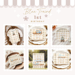 Convites Primeiro aniversario Choo Train