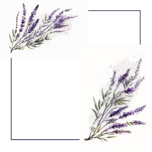 Sonhos de lavanda: Convite para Casamento de Cores
